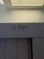 Bisley Tambour Tall Cupboard Sliding Single Door White Modern Office Storage - Image 19