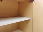 Lockable Cabinet Tall Storage Office Cupboard Beech - 4 Adjustable Shelves - Image 5