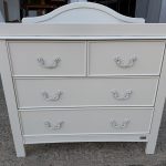 East Coast Nursery Dresser with Chest of Drawers and Changing Top - French Style