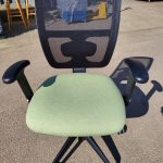 Task Ergonomic Office Chair Synchro Tilt Adjustable Arms Lumbar Support - Green