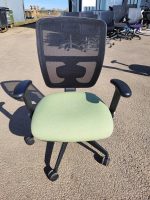 Task Ergonomic Office Chair Synchro Tilt Adjustable Arms Lumbar Support - Green - Image 4