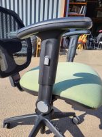 Task Ergonomic Office Chair Synchro Tilt Adjustable Arms Lumbar Support - Green - Image 14