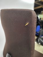 Draughtsman Black Chair Height Adjustable Office High Stool with Foot Ring - Image 11