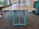 Used FROVI Relic Project Collaboration Table Industrial High Standing Table - Image 2