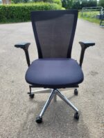 Used Bestuhl J1 Mesh Task Chair – Chrome Base, Height-Adjustable Arms, Lumbar - Image 35