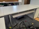 Office Bench Ergonomic Desk White Free Standing + Mobile Lockable Pedestal - Image 31