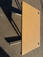 Office Desk Wooden Top with Modesty Panel and Cable Ports - 120cm Workstation - Image 23