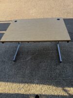 Office Desk Wooden Top with Modesty Panel and Cable Ports - 120cm Workstation - Image 24
