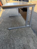 Office Desk Wooden Top with Modesty Panel and Cable Ports - 120cm Workstation - Image 25