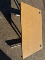 Office Desk Wooden Top with Modesty Panel and Cable Ports - 120cm Workstation - Image 32