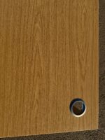 Office Desk Wooden Top with Modesty Panel and Cable Ports - 120cm Workstation - Image 33