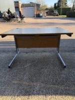Office Desk Wooden Top with Modesty Panel and Cable Ports - 120cm Workstation - Image 35
