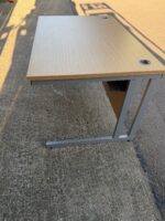 Office Desk Wooden Top with Modesty Panel and Cable Ports - 120cm Workstation - Image 36