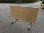 Flip Top Office Table Training / Meeting Wooden Top Workstation on Wheels - Image 13