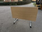 Flip Top Office Table Training / Meeting Wooden Top Workstation on Wheels - Image 20