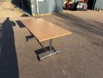 Flip Top Office Table Training / Meeting Wooden Top Workstation on Wheels - Image 22