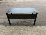Black Office Desk w/ Cable Ports and Modesty Panel Workstation - 140x60cm - Image 36