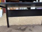 Black Office Desk w/ Cable Ports and Modesty Panel Workstation - 140x60cm - Image 41