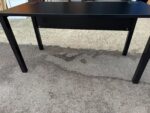 Black Office Desk w/ Cable Ports and Modesty Panel Workstation - 140x60cm - Image 42