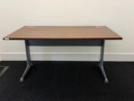 Office Desk with 3 Drawer Pedestal Cabinet, Walnut Effect - 140 cm Workstation - Image 18