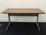 Office Desk with 3 Drawer Pedestal Cabinet, Walnut Effect - 140 cm Workstation - Image 19