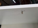Used Tall Storage Cupboard Lockable – White Office Cupboard, Adjustable Shelves - Image 23