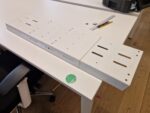Used White 2-Person Bench Office Desk – 100cm Workstation – Fast UK Delivery 🚚 - Image 8