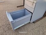 Wooden Office Desk Maple 120cm Workstation + Mobile Lockable Pedestal Cabinet - Image 22