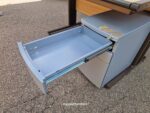 Wooden Office Desk Maple 120cm Workstation + Mobile Lockable Pedestal Cabinet - Image 23