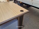 Wooden Office Desk Maple 120cm Workstation + Mobile Lockable Pedestal Cabinet - Image 25