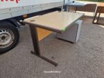 Wooden Office Desk Maple 120cm Workstation + Mobile Lockable Pedestal Cabinet - Image 27