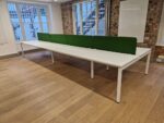 Used Narbutas 8-Person Bench Office Desk – Front-to-Front Compact Workstation - Image 27