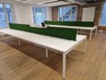 Used Narbutas 8-Person Bench Office Desk – Front-to-Front Compact Workstation - Image 26