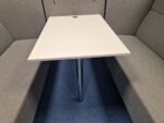 Techo Office Reception Sofa Booth - 4 Person High Back and Privacy Panels - Image 41