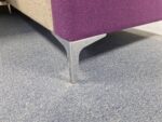 Techo Office Reception Sofa Booth - 4 Person High Back and Privacy Panels - Image 43