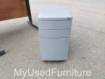 Used L Shape Office Desk Corner Workstation with Lockable Pedestal Drawers - Image 5