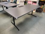 Senator Meeting Table Office Dark Grey Conference Boardroom 180cm Desk - Image 11
