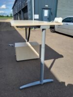 Electric Sit Stand Desk + Deep Lockable Pedestal by Assman Canvaro - 160x80 - Image 38