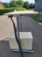 Electric Sit Stand Desk + Deep Lockable Pedestal by Assman Canvaro - 160x80 - Image 37