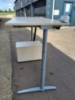 Electric Sit Stand Desk + Deep Lockable Pedestal by Assman Canvaro - 160x80 - Image 40
