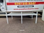 Used Heavy Duty Workbench – Steel Frame Industrial Table – UK Delivery
