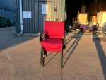 Elite Stacking Meeting Chairs Upholstered Red Visitor Seating - Set of 4 - Image 9