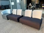 Modular Reception Sofa Modular Modern Seating - 2x Double and Compact Unit