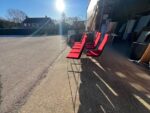 Allermuir High Back Chair  - Set of 14 Stacking Upholstered Meeting Red Seats - Image 33