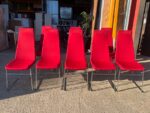 Allermuir High Back Chair  - Set of 14 Stacking Upholstered Meeting Red Seats - Image 42