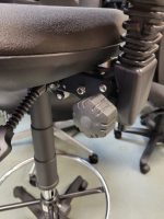 Draughtsman Office Chair High Back Ergonomic With Adjustable Height - Light Grey - Image 10