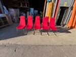 Allermuir High Back Chair  - Set of 14 Stacking Upholstered Meeting Red Seats - Image 43