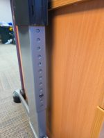 L Shape Office Desk Corner Wooden Workstation Height Adjustable - Set of 2 - Image 18