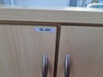 Wooden Locker Cabinet - 6 Door Maple Lockable Office Staff Laptop Storage - Image 10