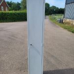 Grey Steel Locker Cabinet - Single Door Lockable Staff/ Gym Office Storage